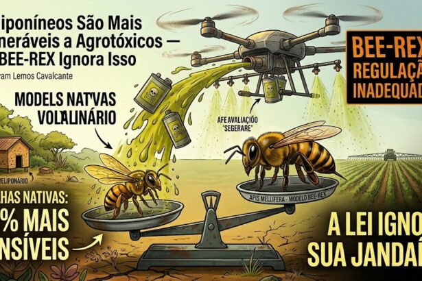 o impacto desigual de agrotóxicos em abelhas