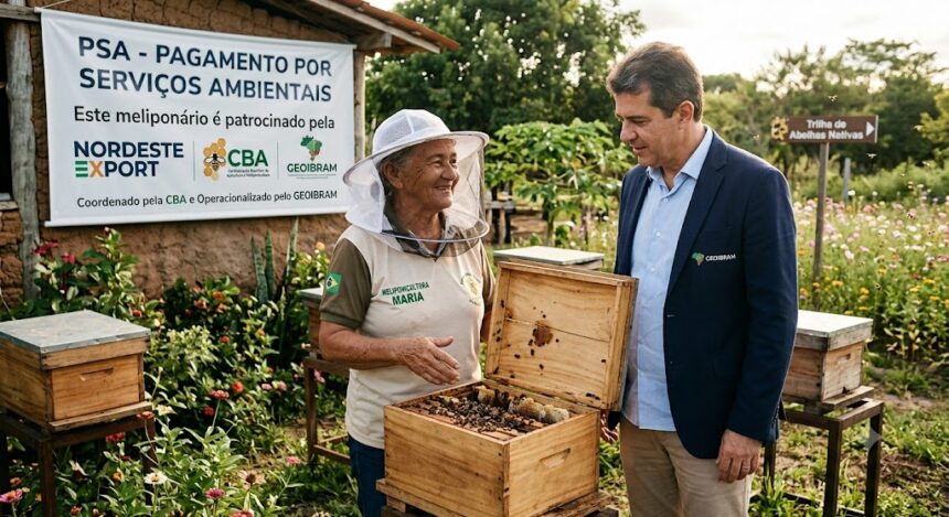 BA (Confederação Brasileira de Apicultura e Meliponicultura) e a operação técnica do GEOIBRAM