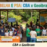 Apicultor brasileiro e suas colmeias, parte do programa de pagamento por serviços ambientais