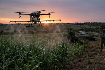 DRONE ILEGAL PULVERIZANDO