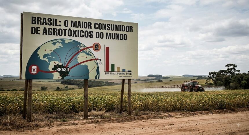 O Brasil é o maior consumidor de agrotoxico do planeta