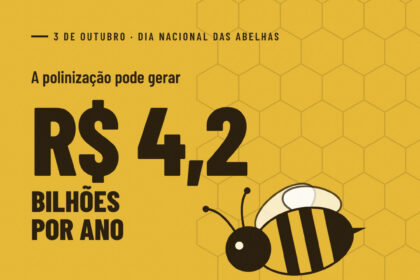 o Dia Nacional das Abelhas não precisa ser apenas uma data de homenagem. Ele também pode marcar uma mudança na forma como a sociedade enxerga economicamente esses polinizadores.